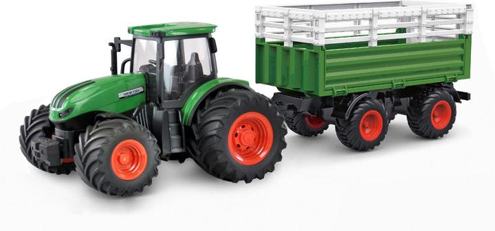 Produktbild Amewi Traktor mit Viehtransporter, Grün 1:24, RTR (RTR Ready-to-Run)