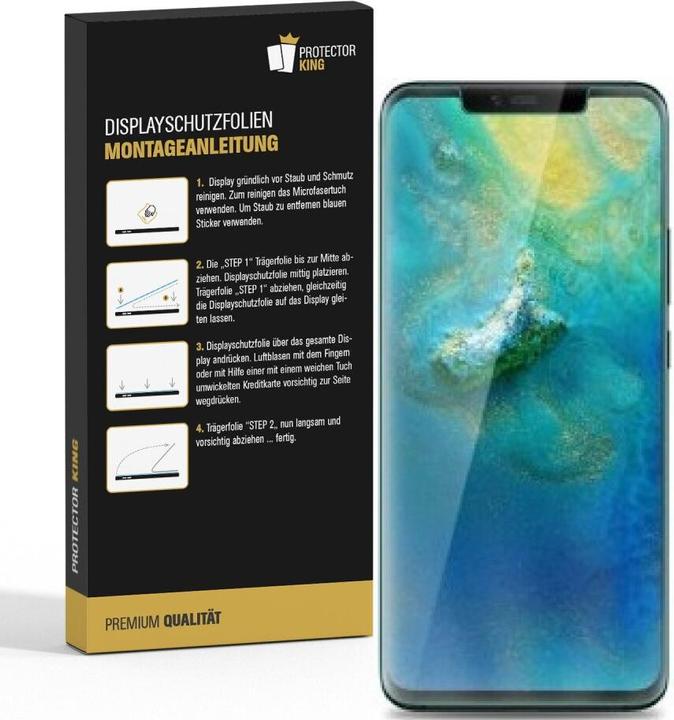 Produktbild Protectorking 4x Panzerfolie Anti-Shock HD Klar (4 Stück, Huawei Mate 20 Pro)