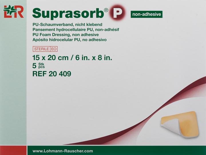 Actual product image Suprasorb Schaumverband 15x20cm nicht klebend (5 x)