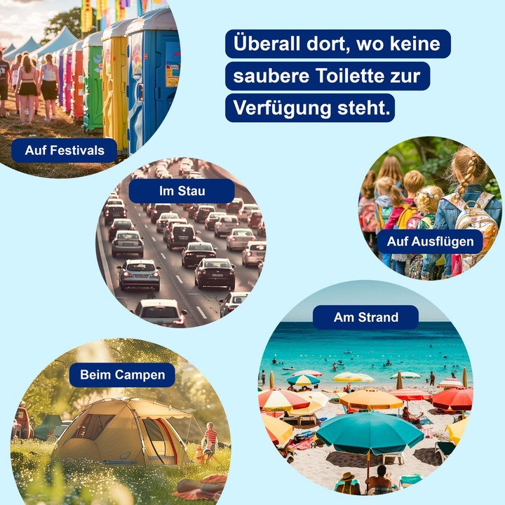 Produktbild Adamus Notfall WC für Unterwegs