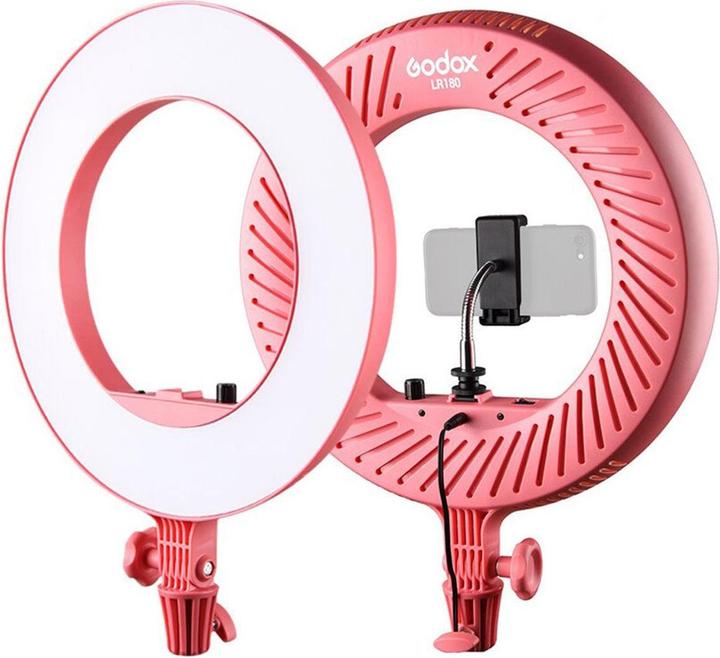 Actual product image Godox LR180 LED Ring Light Pink (Ring light)