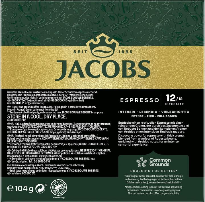 Actual product image Jacobs Ristretto (20 x Port.)