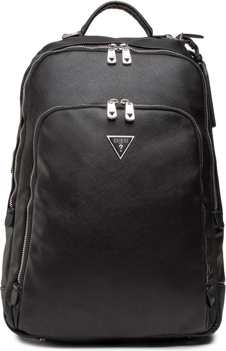 Actual product image Guess Certosa, Textile Backpack, Black, HMCERTP2297BLA, For Men