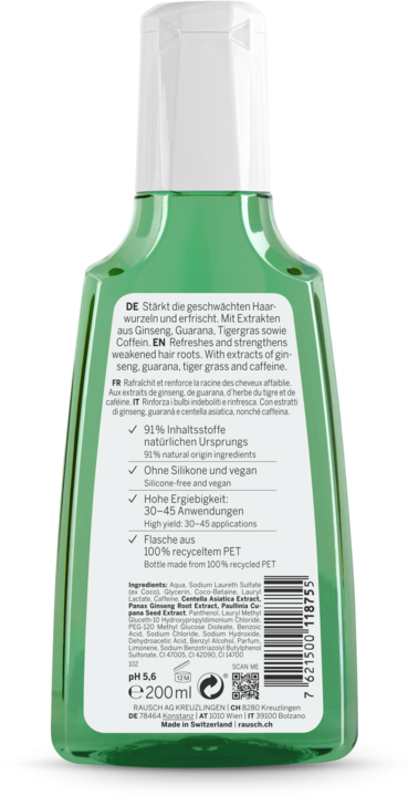 Produktbild Rausch Coffein-Shampoo mit Ginseng (20 ml, Flüssiges Shampoo)