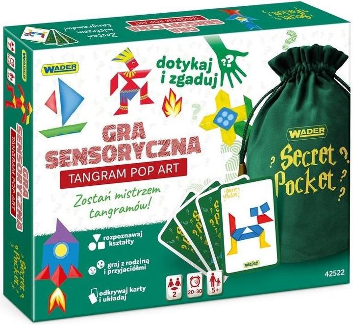 Productafbeelding Wader Zintuiglijk spel - Tangram Pop Art