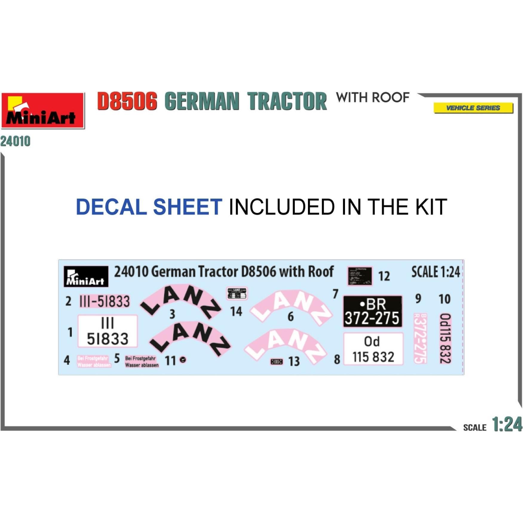 Thumbnail - Other 1:24 Dt. Traktor D8506 m. Kabinendach