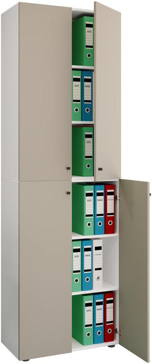 Image du produit VCM Armoire de bureau Armoire à dossiers Lona 6 cas (70 x 40 x 220 cm)