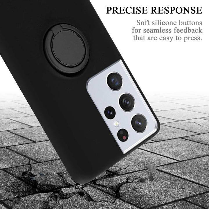 Image du produit Cadorabo TPU Liquid Ring Silicone Case Cover (Samsung Galaxy S22 Ultra)