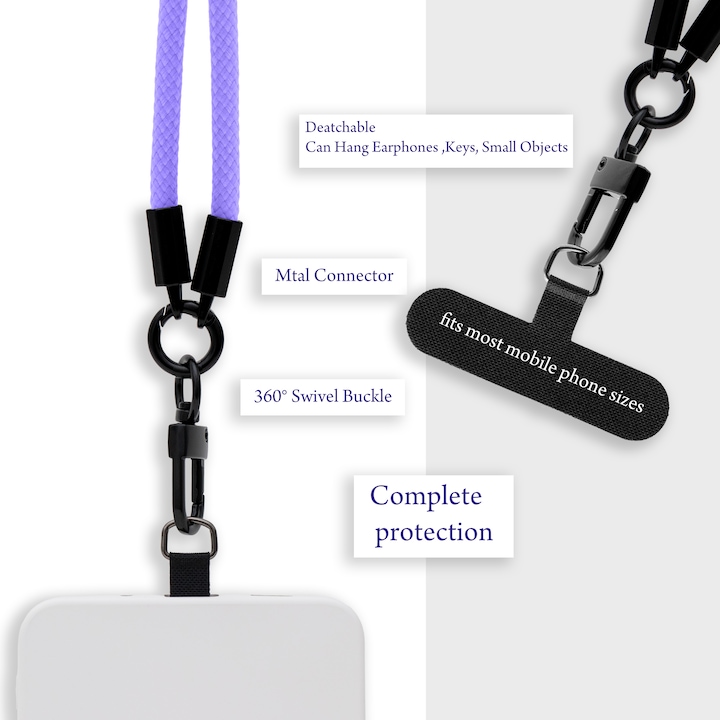 Actual product image Cadorabo Chain case for Samsung Galaxy Tab S2 (8 Zoll) necklace cover adjustable