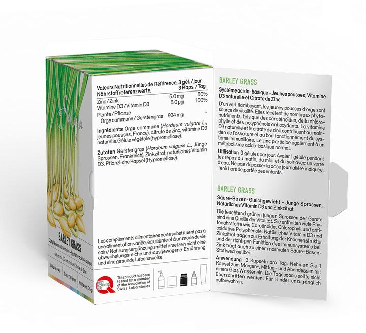 Actual product image Sekoya Barley Grass | Acid-base balance (90 pcs., Capsules)