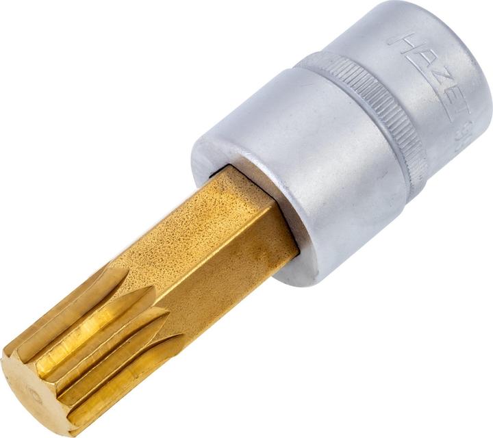 Produktbild HAZET Schraubendreher-Steckschlüsseleinsatz 990-18 ∙ Vierkant12,5 mm (1/2 Zoll) ∙ Innen Vielzahn Pr… (18 mm)
