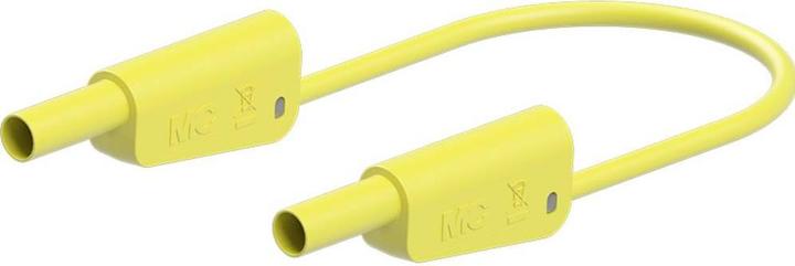 Actual product image Stäubli SLK-4N-F10 Measuring cable ( - ) 100 cm Yellow 1 pc.
