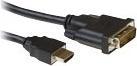 Produktbild ACT Conversion cable HDMI A male to DVI-D male 5,00 m. Length: 5 m Hdmi a (5 m)