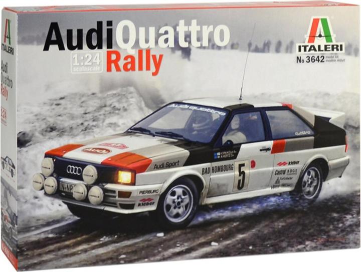 Actual product image Italeri 1:24 Audi Quattro Rally