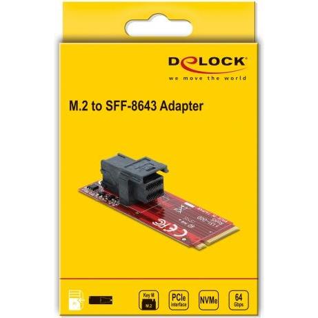 Thumbnail - Delock M2 - U2 SFF-8643 Adapter, Storage Controller