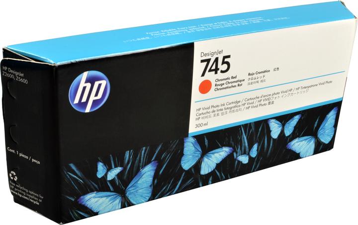 Produktbild HP Tinte Large Format chroma red Orig.Nr. F9K06A (R)