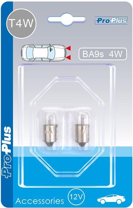 ProPlus Car lamp 12V 4W BA9s 2 pieces in blister pack
