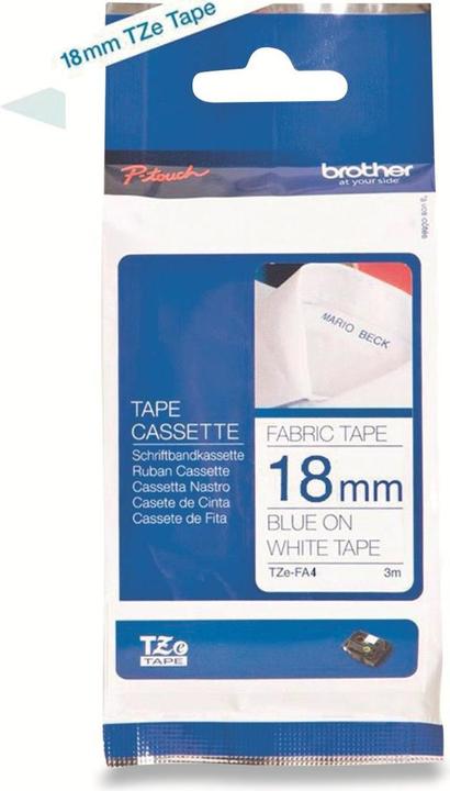 Produktbild Brother TZeFA4 (1.80 cm, Blau)