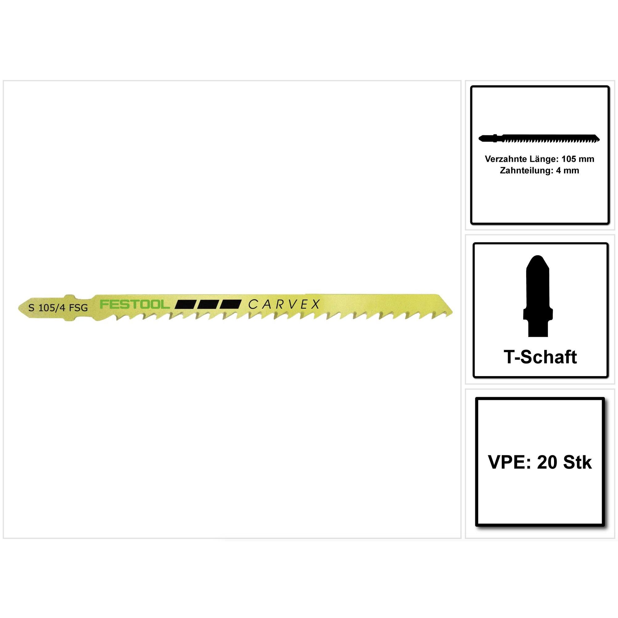 Thumbnail - Festool, Sägeblatt, Stichsägeblatt S 105/4 FSG/20