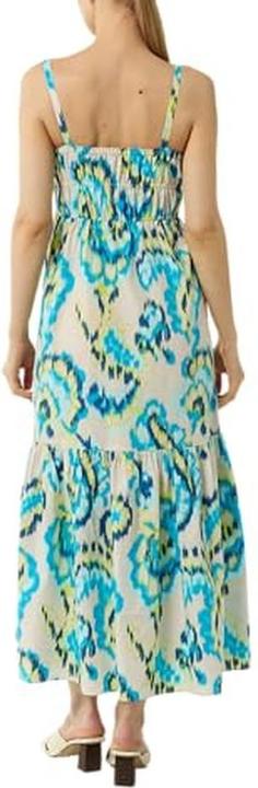 Immagine prodotto Comma Kleid Luftiges Baumwollkleid in Maxi-Länge mit Smok-Detail (42)