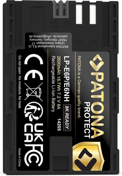 Produktbild Patona Protect Canon LP-E6P (Kamera Akku)