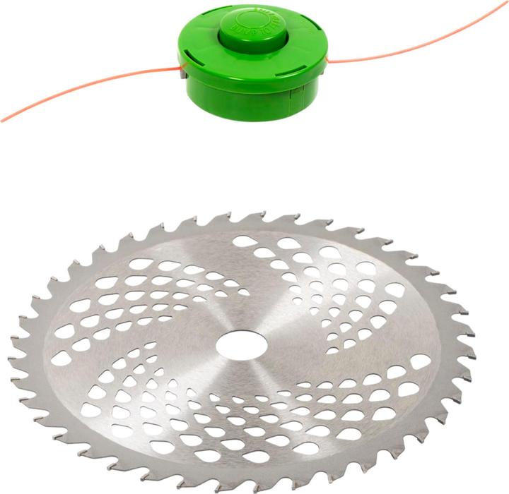 Produktbild Procraft ATA-40 Akku Freischneider 20 V 420 mm Brushless + 2x Akku 4,0 Ah + Ladegerät (Metallschneideblatt, Trimmfaden)