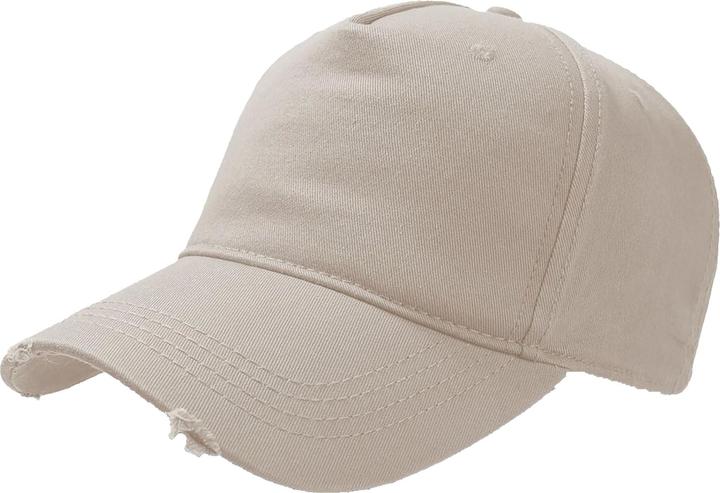 Produktbild Atlantis Cargo Baseballkappe mit 5 Paneelen und Visier im UsedLook (2 StückPackung) (One Size)