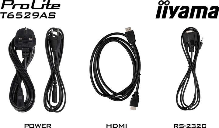 Image du produit iiyama LFD ProLite T6529AS-B1AG (3840 x 2160 pixels, 64.50")