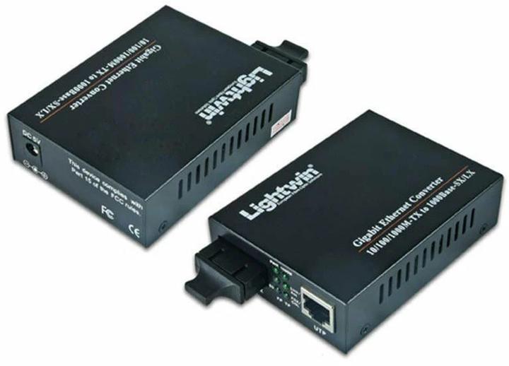 Produktbild Lightwin Medienkonverter mit SC-Stecker (Media Konverter)