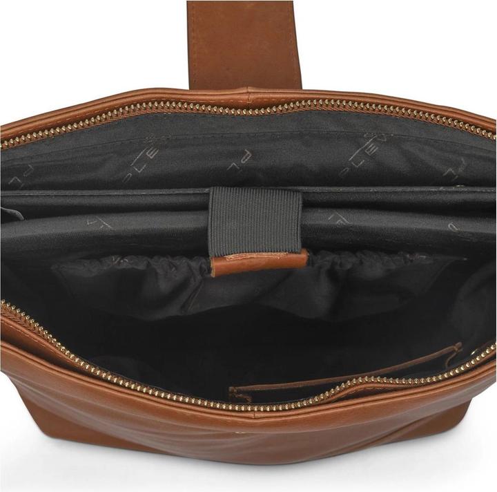 Actual product image Plevier Bow shoulder bag leather 30 cm laptop compartment