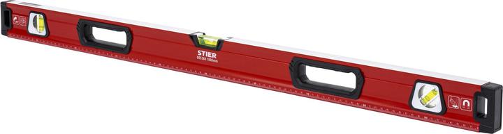 Immagine prodotto Stier Livella a bolla Premium con magnete e tre livelle 1000 mm ±0,5 mm/m (100 cm)