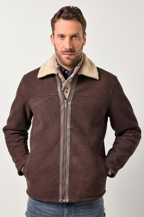 Immagine prodotto JP1880 Giacca di vera pelle nappa d'agnello con interno in teddy, fino alla tg. 7XL (5XL)