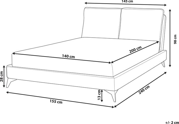 Produktbild Beliani Melle (140 x 200 cm)
