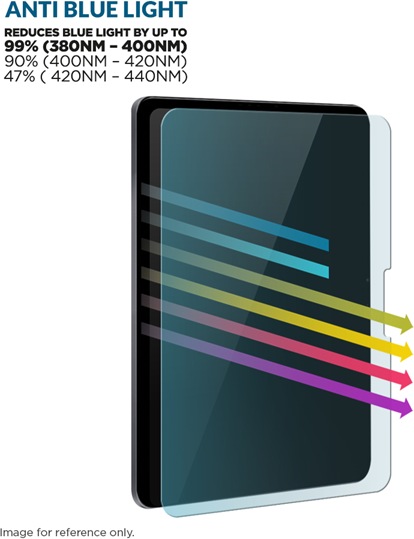 Produktbild Eiger Anti-reflektierendes Glas mit Blaulicht-Filter Full Screen Fit Mountain Blue Tablet Screen P (1 Stück, iPad 10.9 (2022))