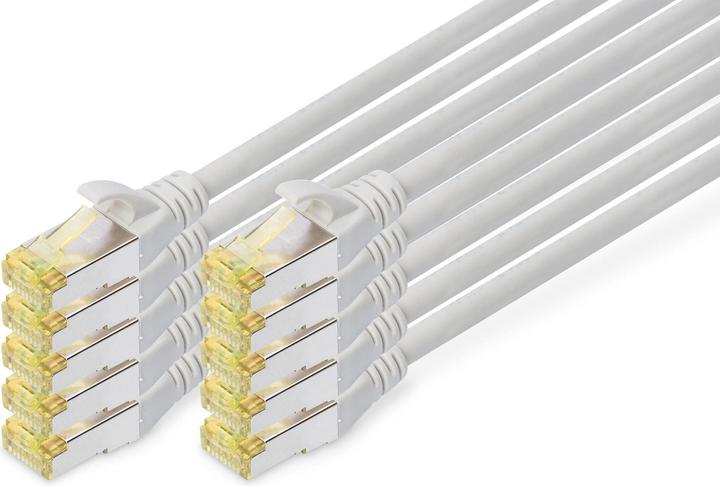 Produktbild Digitus CAT 6A S/FTP Patchkabel, 10 Stück (S/FTP, CAT6a, 5 m)