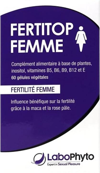 Actual product image Labophyto Fertitop Femme (60 Piece, Capsules, 58 g)