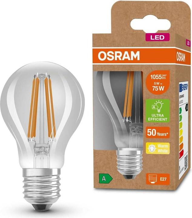 Produktbild Osram Classic A (E27, 5 W, 1055 lm, 1 x, A)
