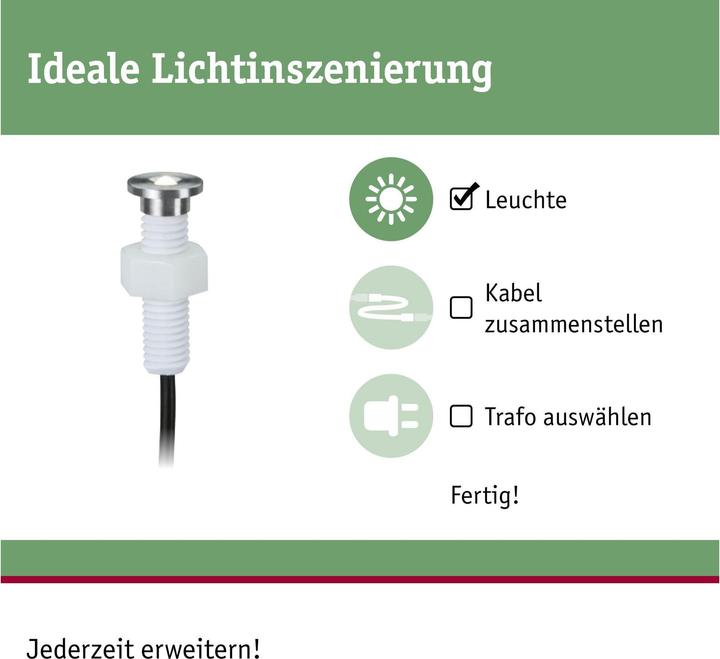 Image du produit Paulmann Plug & Shine MicroPen II (IP65)