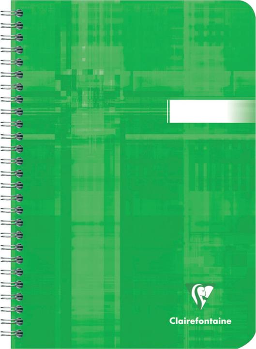 Actual product image Clairefontaine Spiral notebook (A5, Checked, Hardcover)