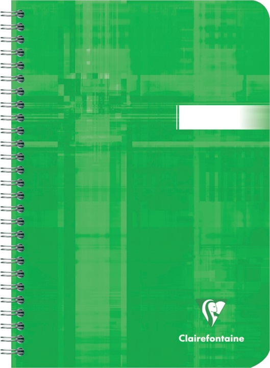 Image du produit Clairefontaine Cahier à spirales (A5, Quadrillé, Couverture souple)