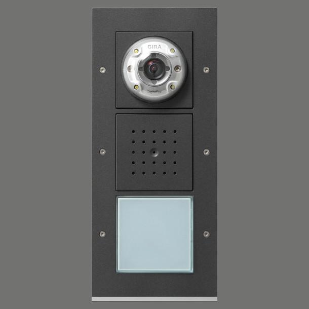 Image du produit Gira Station de porte vidéo AP 1f Türko Anthrazit 126967