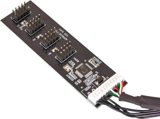Actual product image Kolink USB 2.0 hub card (60 cm, 4 pin Molex, USB 2.0)
