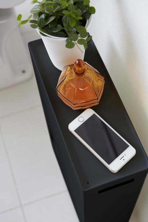 Actual product image Yamazaki TOWER toilet roll holder