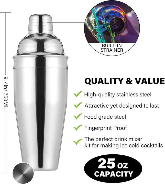 Image du produit Aokito Set de shakers à cocktail (Set de cocktail)