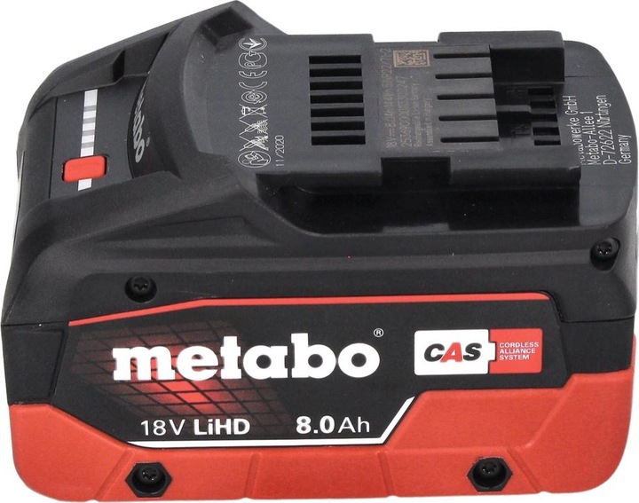 Immagine prodotto Metabo KS 18 LTX 57 Sega circolare a batteria 18V 165x20mm + 1x batteria 8,0Ah + MetaLoc - senza caricatore
