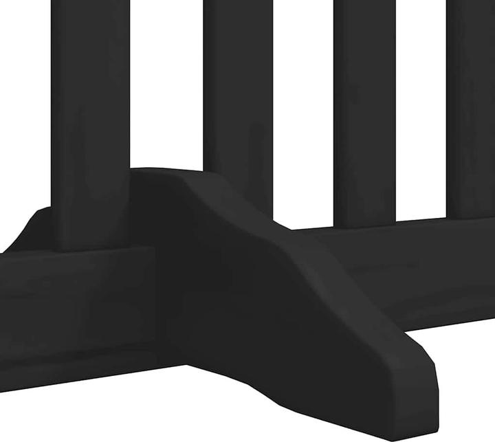 Produktbild vidaXL Hundetor mit Tür Faltbar Absperrgitter Hunde Schutzgitter 10-tlg. Holz (80 cm)