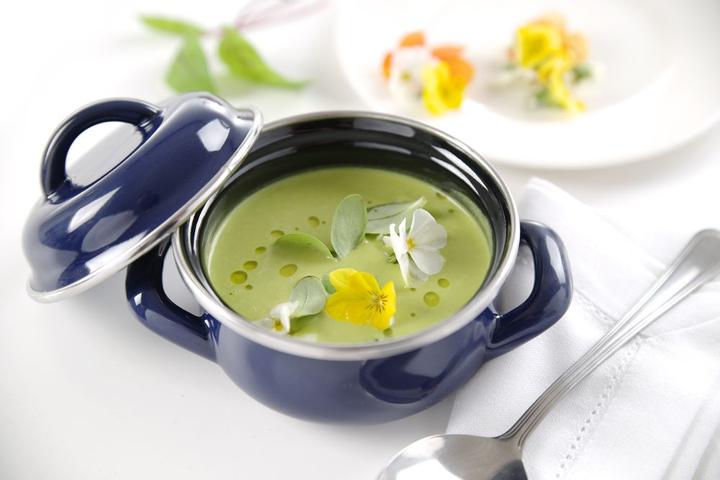 Produktbild Hendi Muscheltopf, emailliert (20 cm, Kochtopf, Emaille, Edelstahl)