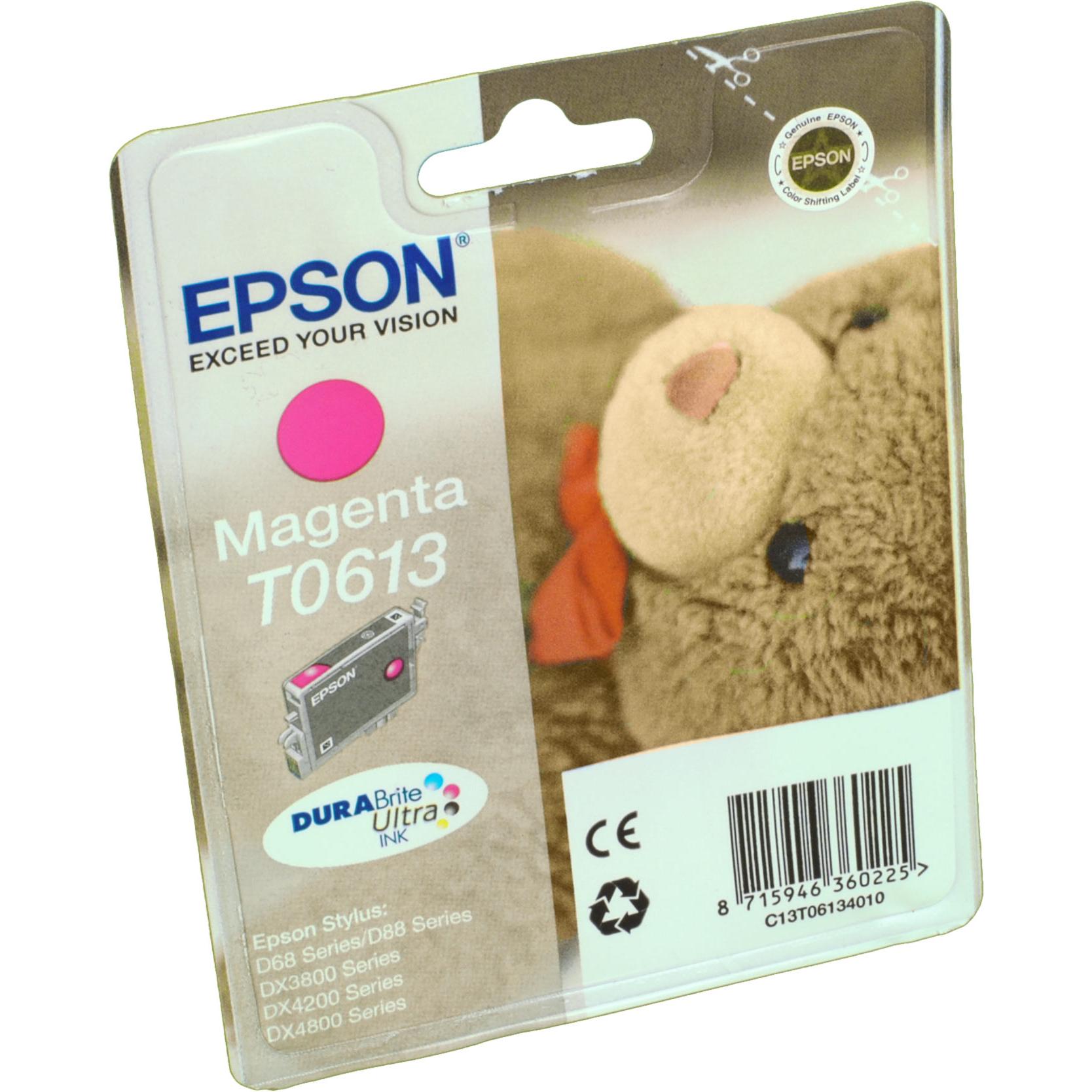 Epson, Druckerpatrone, T0613 DuraBrite Ultra (M)