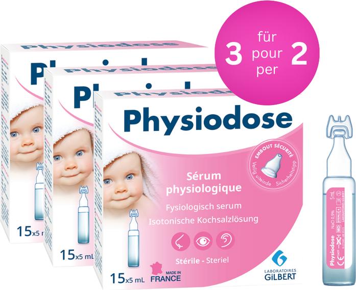 Produktbild Physiodose physiologische Kochsalzlösung steril (45 Stk.)