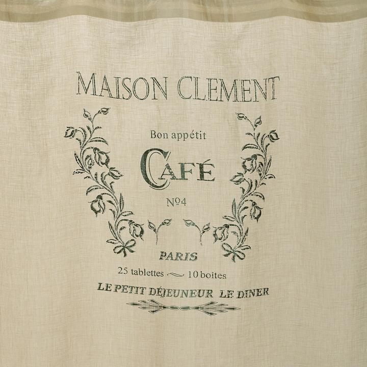 Image du produit Loberon Rideau à disques Girest beige (80 x 140 cm)